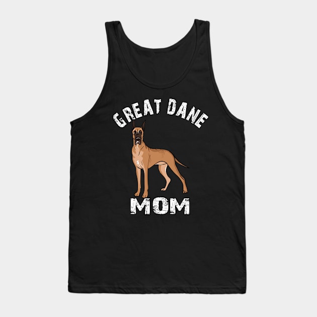 Great Dane Mom Tank Top by LetsBeginDesigns